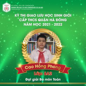 VINH DANH LOMOERS ĐẠT THÀNH TÍCH TỐT TRONG KỲ THI GIAO LƯU HỌC SINH GIỎI CẤP QUẬN NĂM HỌC 2021-2022