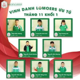 VINH DANH LOMOERS ƯU TÚ THÁNG 11 NĂM HỌC 2023 – 2024