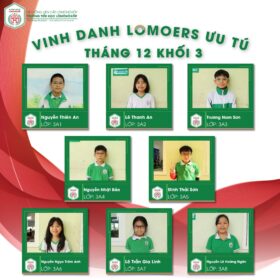 VINH DANH LOMOERS ƯU TÚ THÁNG 12 NĂM HỌC 2023-2024