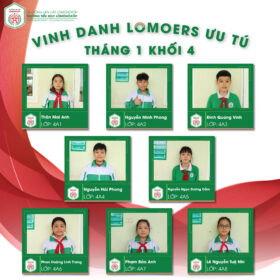 VINH DANH LOMOERS ƯU TÚ THÁNG 1 NĂM HỌC 2023-2024