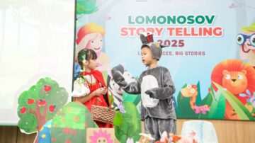 LOMOERS THỂ HIỆN KHẢ NĂNG KỂ CHUYỆN BẰNG TIẾNG ANH LƯU LOÁT VÀ DIỄN XUẤT ẤN TƯỢNG TẠI CHUNG KẾT CUỘC THI “LOMONOSOV STORY TELLING”