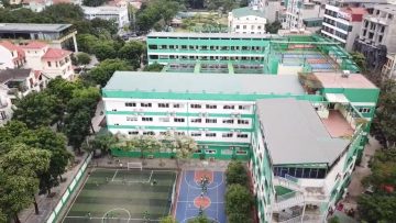 TRƯỜNG TIỂU HỌC LÔMÔNÔXỐP – KHÔNG GIAN HỌC TẬP HIỆN ĐẠI, XANH VÀ TRÀN ĐẦY NĂNG LƯỢNG!